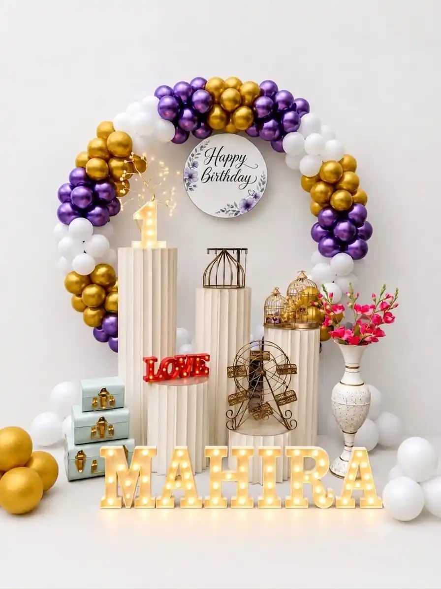 Birthday With Fragrance Decoration